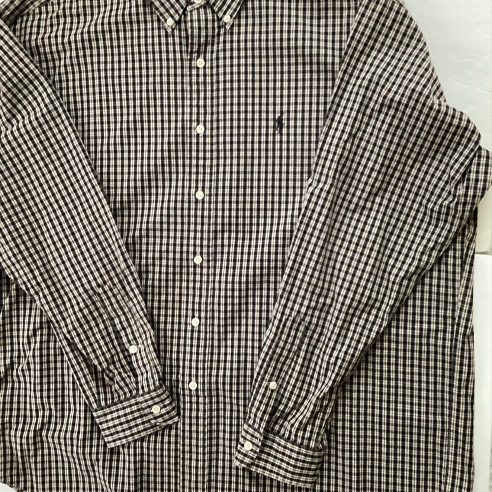 Polo Ralph Lauren Men’s Blake Button-Down 100% Cotton Shirt Blue Sz. XL